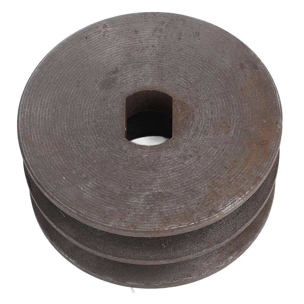 Motor Belt Pulley H Hole 12x17mm Double Groove Metal Belt Pulley for Brushed Brushless Direct