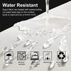 1pc Christmas Gingerbread Print Waterproof Holiday Shower Curtain Bathe Partition Privacy Multi Size 12 Hooks Easy Installation