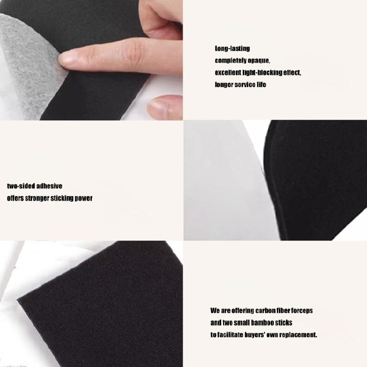 Auslaufsicherer Schwamm Hohe Dichte Schaumstoff Folie Leichte Dichtungsschaum mit Pinzette Ersatz für 120 135 Filmkamera Ersatz