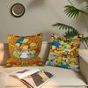 Cartoon T-Der Coole S-Simpsons Personalisierte Bildtext Heimdeko Kissen Haushaltsgeschenke 45x45cm