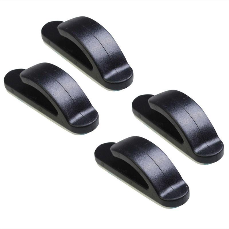 2/4 Stücke Praktische Schwarze Auto SUV Auto Lkw Selbstklebende Haken Aufhänger Tasche Brille Handtasche Geldbörse Organizer Halter Auto Zubehör