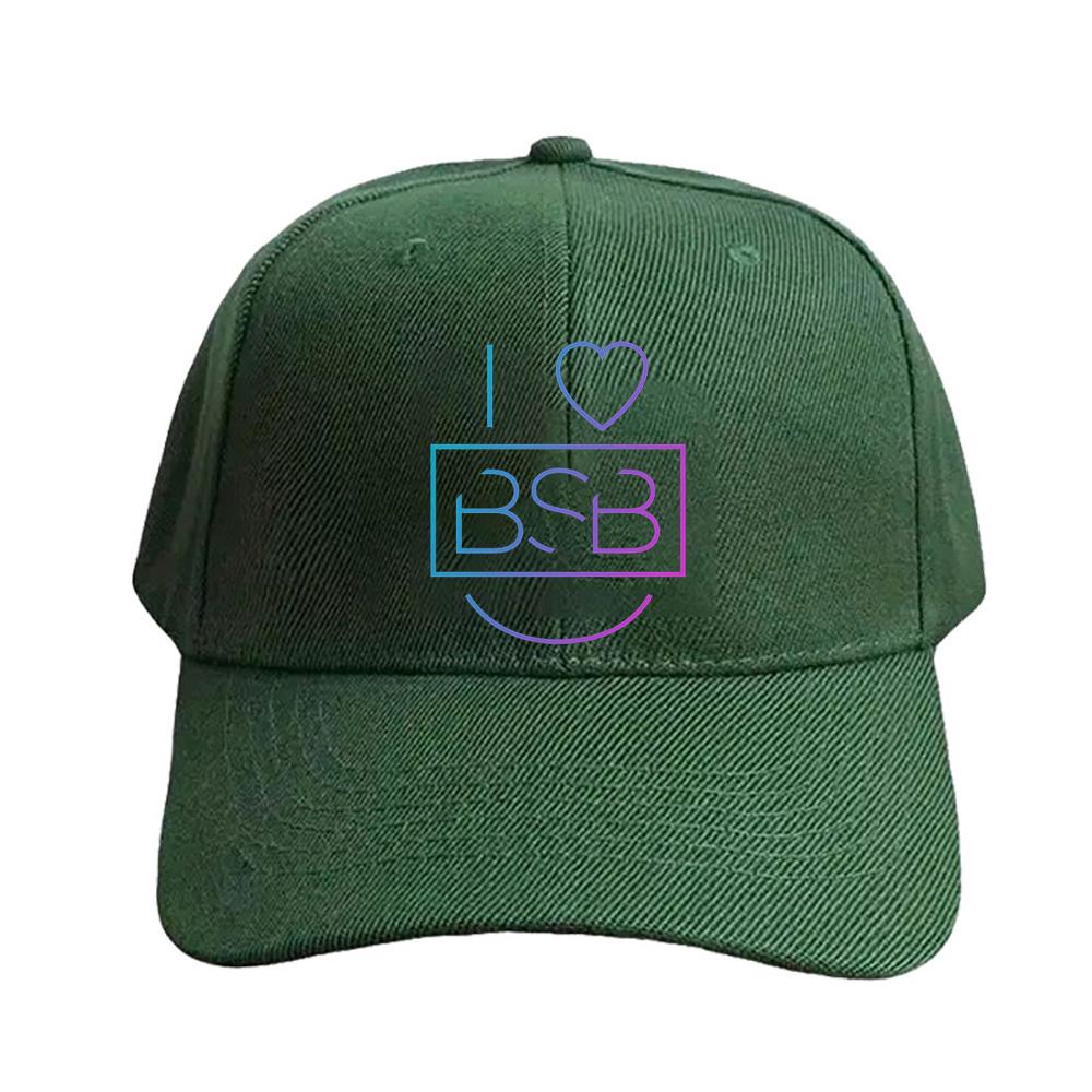 i love Backstreet Boys Caps Summer Adult Baseball Cap Adjustable with Curved Brim Duckbill Hat Protection Sun Hats