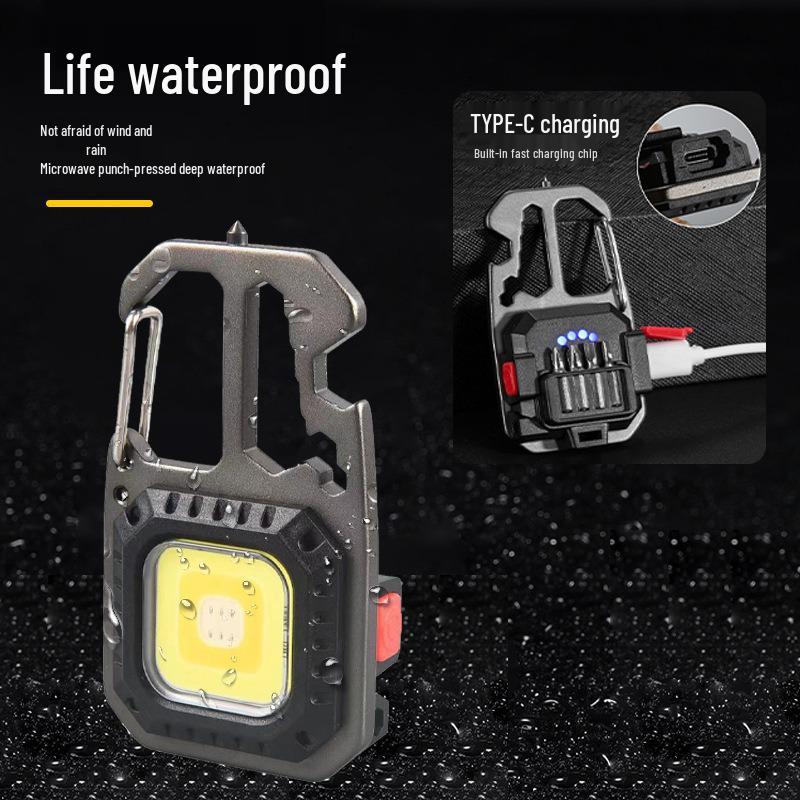 Ultra-Bright LED Keychain Multi-Function Emergency & Outdoor Flashlight