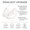 Cross Border Wireless Lace Full Cup Bra, Front Closure Thin Plus Size Underwear for Women BCDEF Cups
