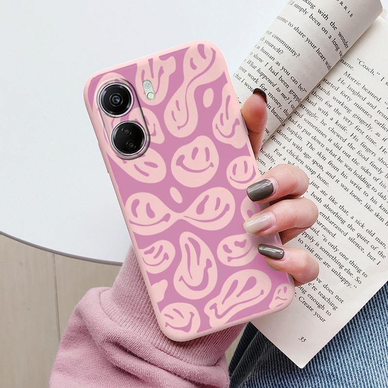 For Poco C65 Phone Case Silicone Soft TPU Protective Soft Cat Coque Para Fundas For Xiaomi Poco C65 Capa Little Dinosaur Shell