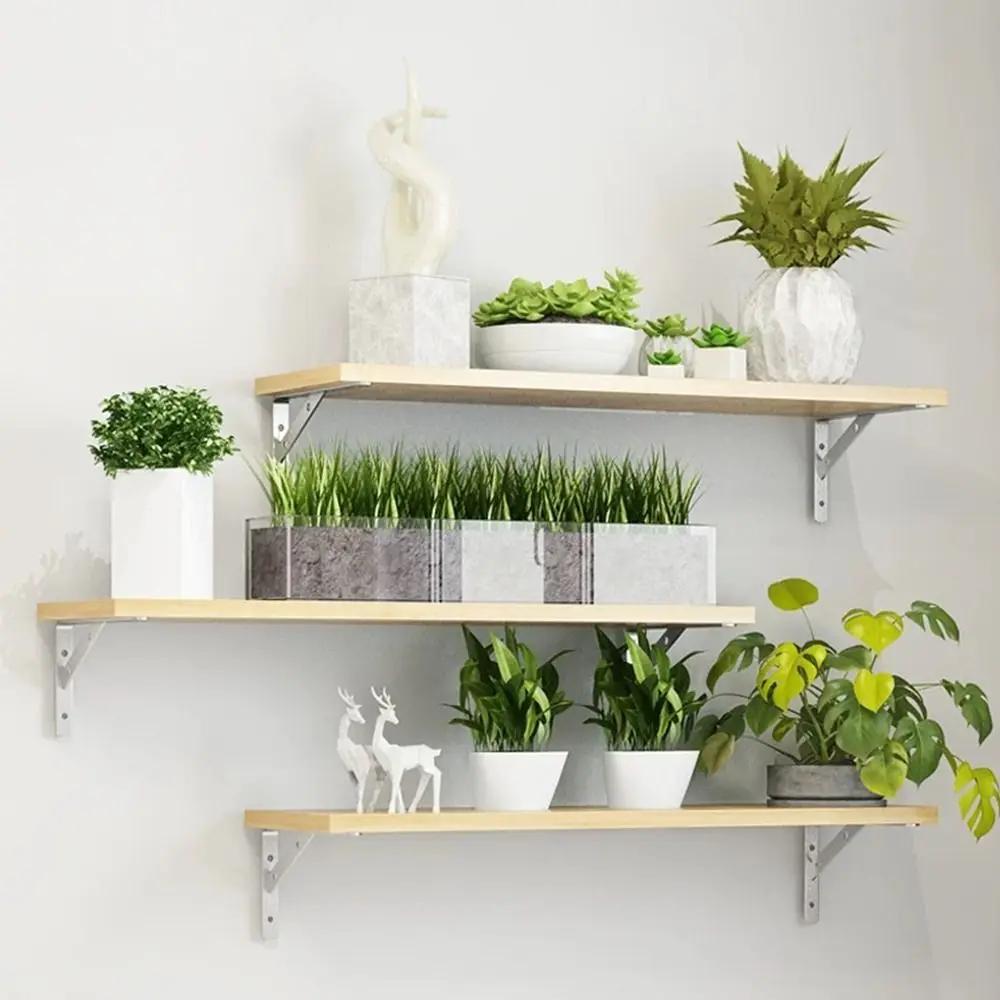 New Stainless Steel Shelf Bracket Heavy Duty Right Angle Shelf Support L-type Wall Mount Rack Support