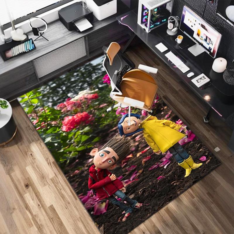 1PC Coraline Rug - Home Decoration Carpet For Living Room Bedroom Flooring Computer Chair Area Rug