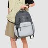 College Style Backpack Men's Large Capacity Backpack Junior Senior High School Student Contrast Color Campus Schoolbag