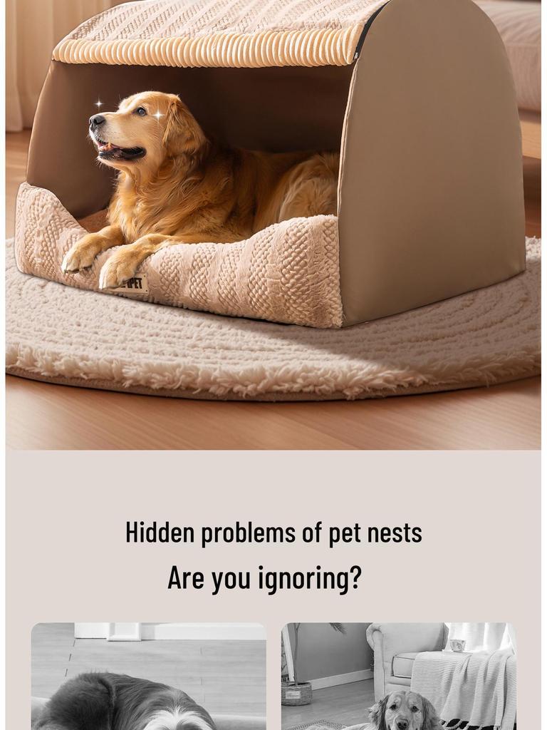 Autumn & Winter Deep Sleep Pet Bed for Large Dogs & Cats