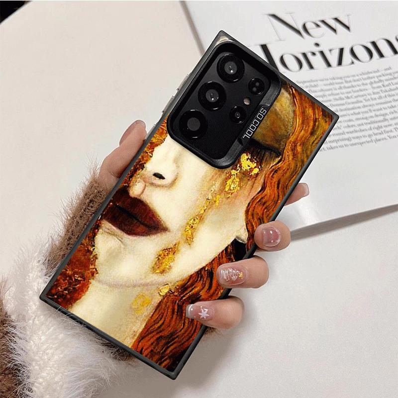 

Kiss By Gustav Klimt Art Shockproof Phone Case for Samsung Galaxy S26 Edge S25 Ultra S24 FE S23 Plus S21 Cover Anti Fall Fundas Samsung S24 FE