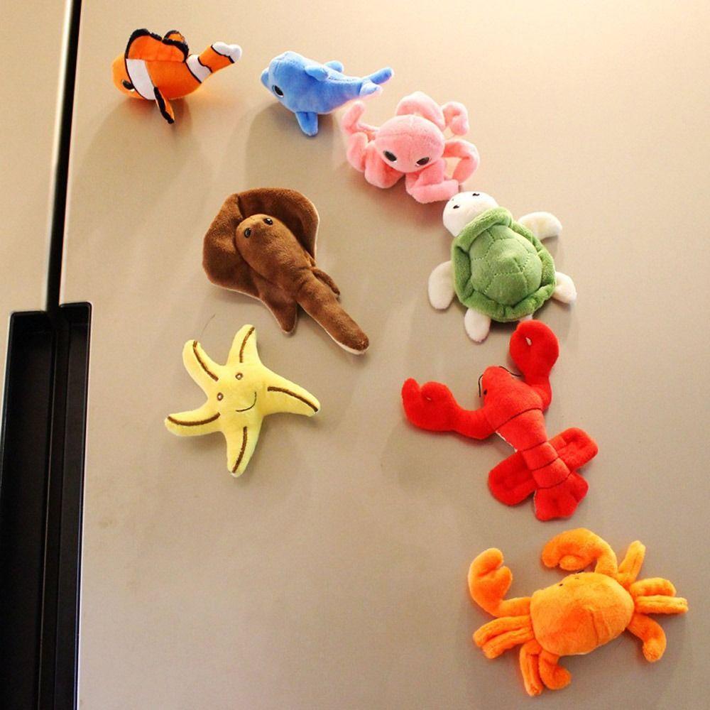 Plush Doll Doll Refrigerator Decor PP Cotton/Magnet Fridge 3D Stickers  Souvenir