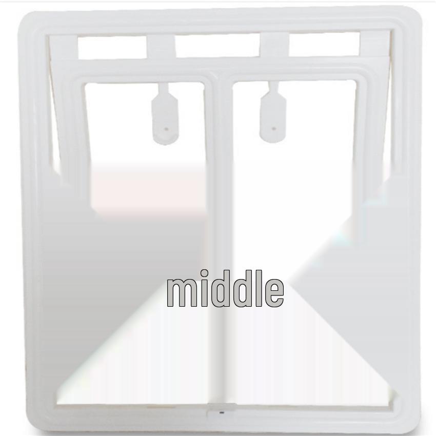 

Mosquito-Proof Pet Screen Door for Cats and Dogs - Small, Medium, Large Sizes for Easy Entry and Exit 29 x 24 x 1.5 CM белый