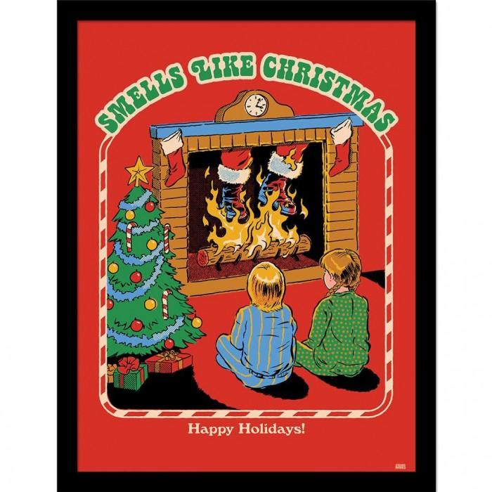 Steven Rhodes Smells Like Christmas Framed Poster