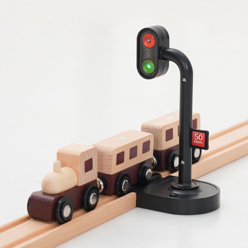 1Pcs Traffic Signal Model Road Scene Toys For Kids Simulation Traffic Light Toy Train Scene Decoration Diy Accessories