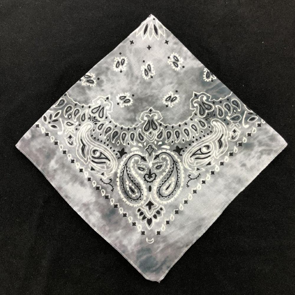 Unisex Herr Kvinnor Bomull Bandana Hårband Cowboy Herr Biker Sport Huvudbonader Handled Hårinpackning Enkelsidig Head Wrap Scarf Paisley