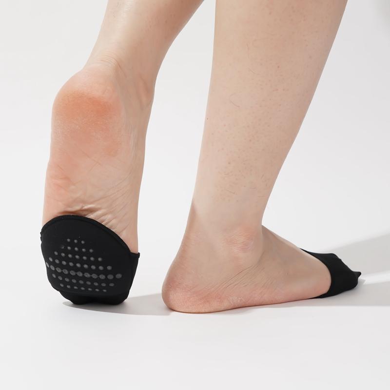 Ballenpolster Socken Damen Zehenschutz mit Polsterung Unsichtbare Halbsocken mit Schwammpolster