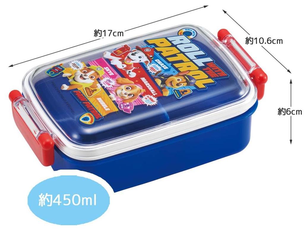Skater Lunch Single Domed Paw Patrol 24 Made in Kids' Box, Tier, 450ml, Design, Design, Antibacterial, Japan, RBF3ANAG-A