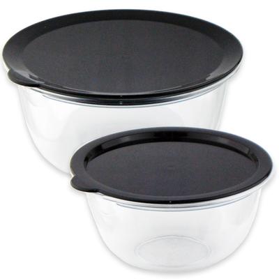 Nagao Ball Hitzebeständiges TPX-Harzschalen-Set 17cm 21cm mit Deckel Hergestellt in Japan Tsubame-Sanjo