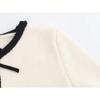 Open Cropped Cardigan Women Tied Knitted Short Sweaters for Women Autumn Knitwears Women Long Sleeve Ladies Cardigans