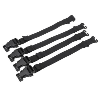 4 Pcs Travel Luggage Strap Adjustable Durable Multi Function Buckle for Outdoor Activities
