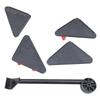 Furniture Lifter Tool Set Easy Moving Portable Sturdy Sliders for Hardwood Floor and Carpets for Home Office Appliance