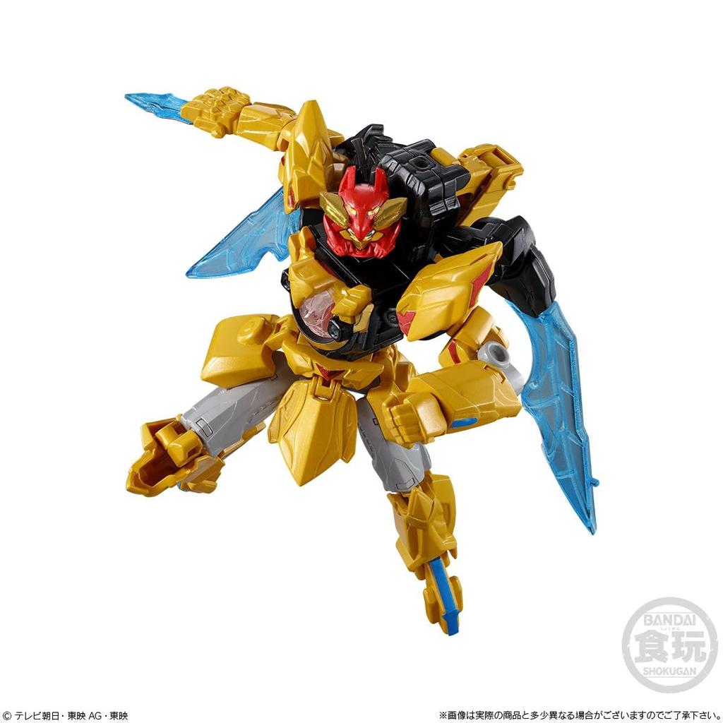 BANDAI Minipla Number One Combined Series 01 Tega Sword & Leon Buster 50 & Tyranno Hammer 50 Set (Candy Toy)