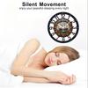 25cm Creative Iron Round Wall Clock for Design Enthusiasts
