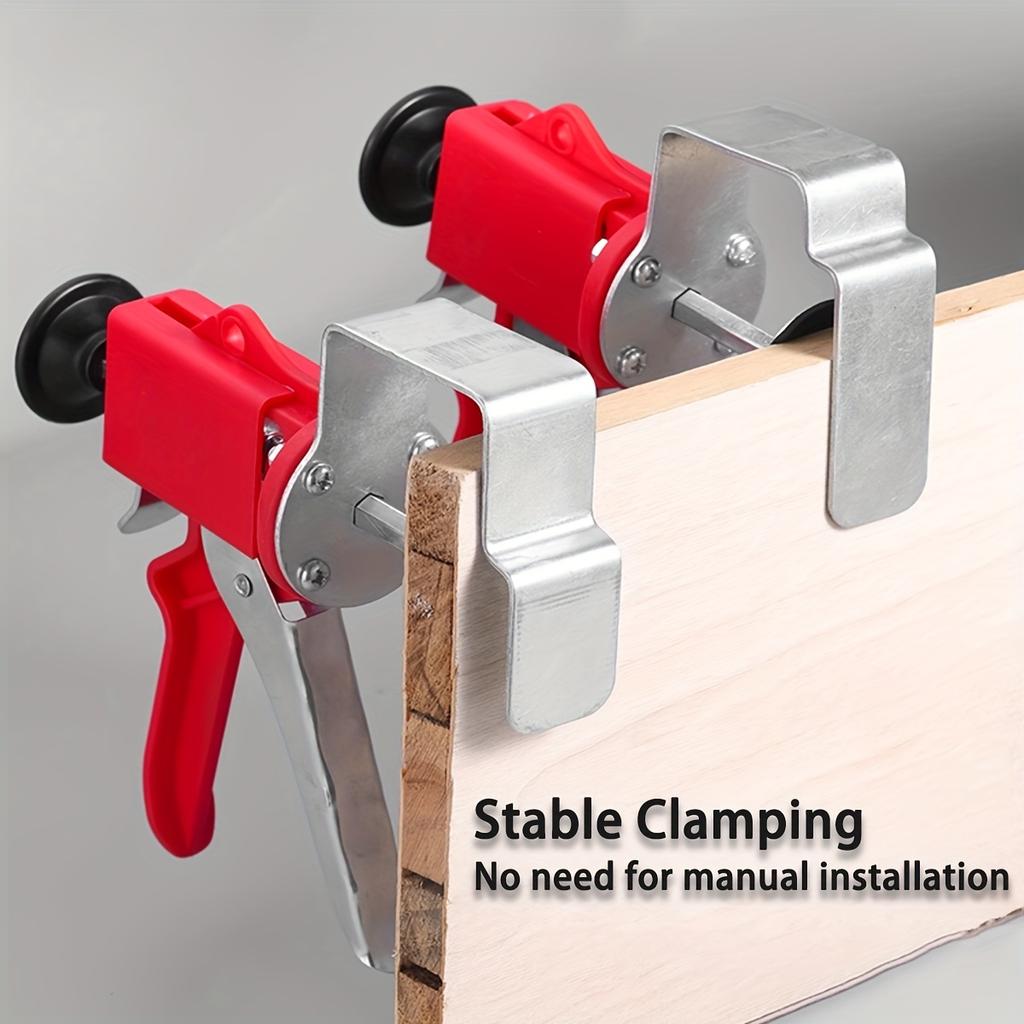 2 Pack Drawer Front Installation Clamps,Adjustable Drawer Fixing Clamp,Drawer Clamps for Drawer Panel Installation Fixing Clips