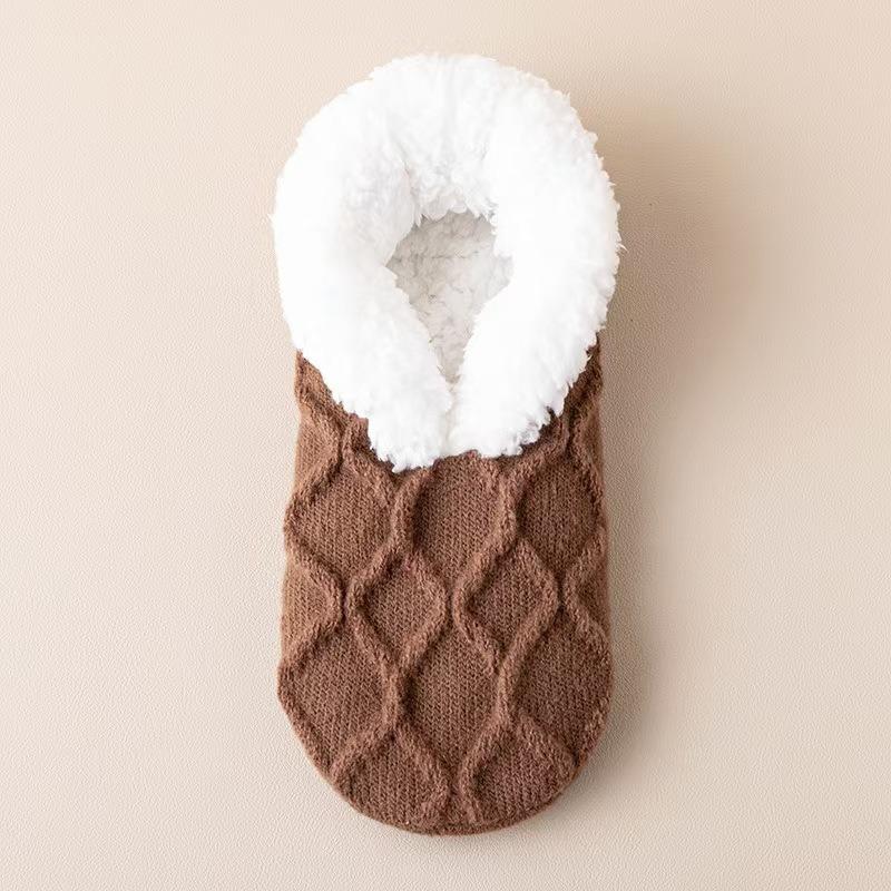 Women's Thick Non-Slip Floor Socks for Winter Warmth, Home, Confinement, Autumn and Sleeping