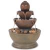 Indoor Fountain - vidaXL - Polyresin - Brown - Electric - Relaxing Atmosphere