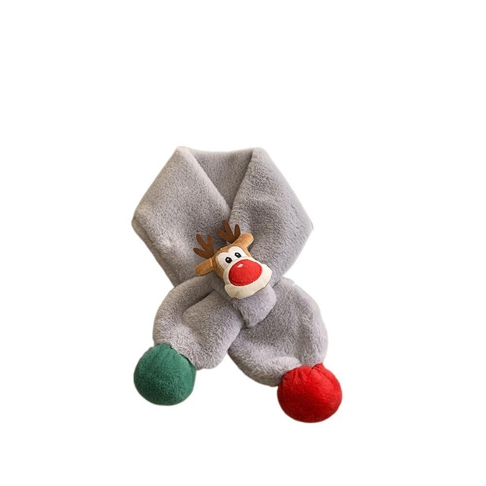 Outdoor Scarf Autumn Winter Windproof Apparel Accessories Cartoon Scarf Christmas Scarf Kids Scarf