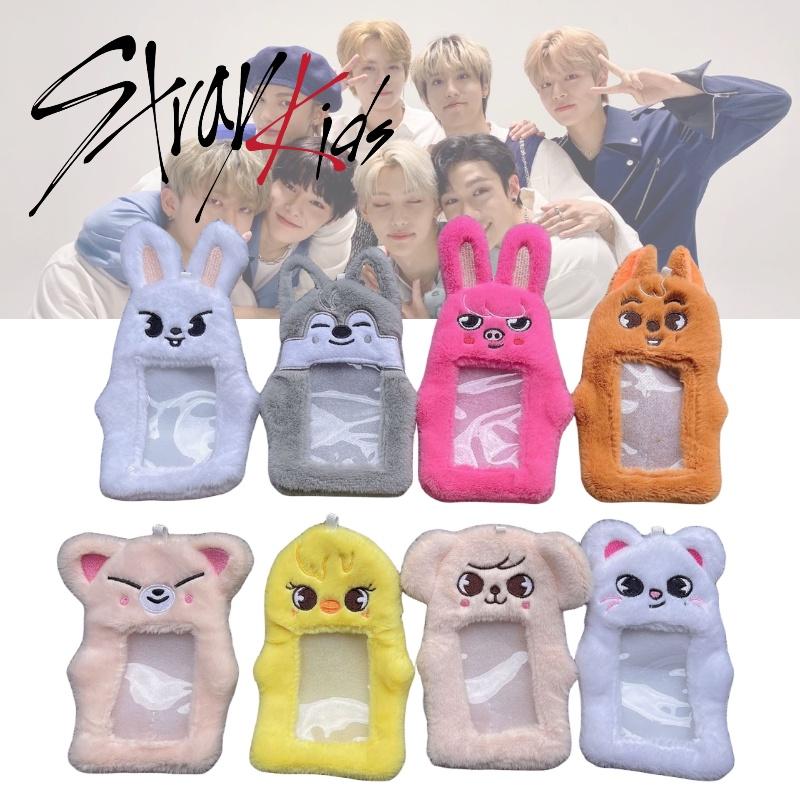 Skz White Rabbit Rabbit Fur Card Holder For Felix Bang Chan And Public Transportation Cards