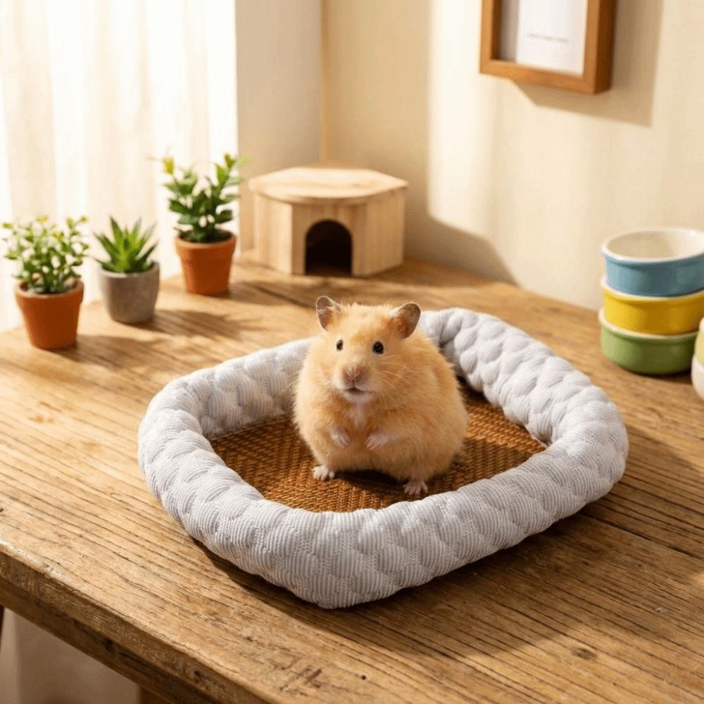 Breathable Rabbits Cooling Cushion Detachable Small Pet Nest Puppy Mattresses  Summer