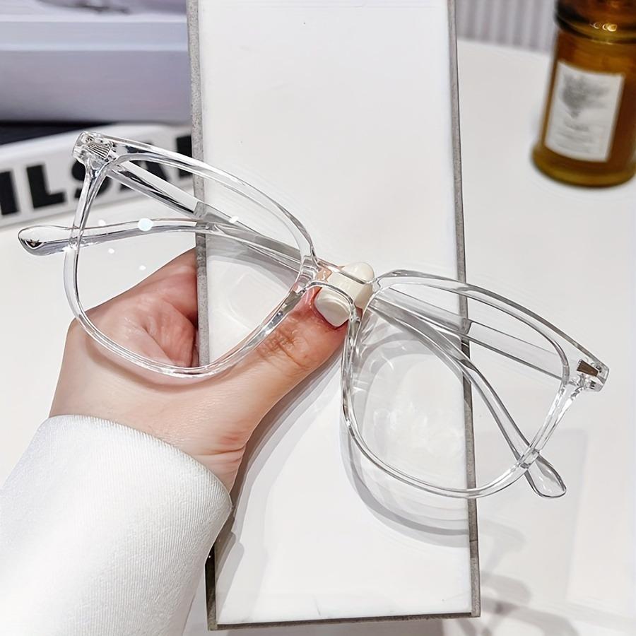 Women Blue Light Blocking Glasses Stylish Square Frame PC Lens Multiple Colors for Eye Protection Comfort