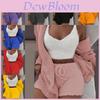 Ladies Winter Lounge Pajama Set With Plush Cotton Blend For Casual Homewear