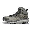 HOKA ONE ONE Kaha 2 Anti-Slip Wear-Resistant High-Top Trekking Shoes Men's Gray Sneakers 1123155-ADS