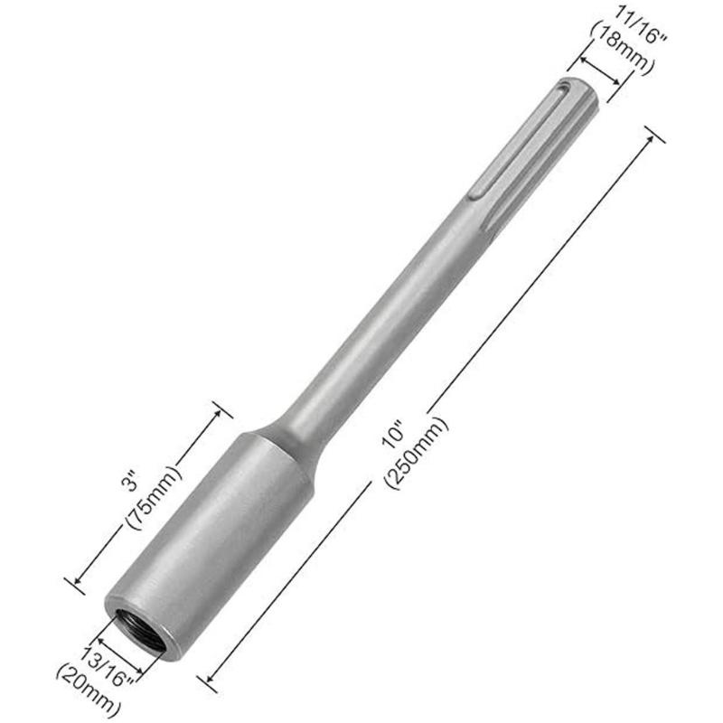 Erdungsstangen-Treiber für 5/8 Zoll & 3/4 Zoll Stahl-Erdungsstangen-Kit, Stangenbohrer