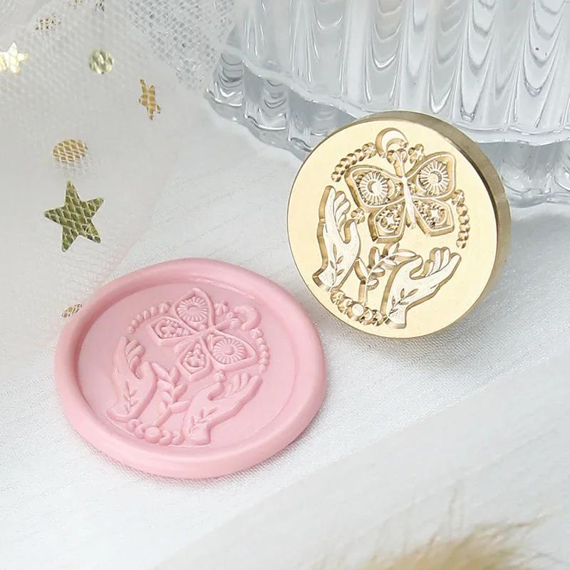 Wax Seal Stamp Moon Stars Vintage Sealing Stamp Head For Cards Craft Envelopes Wedding Wax Lacquer for Seals Scrapbooking