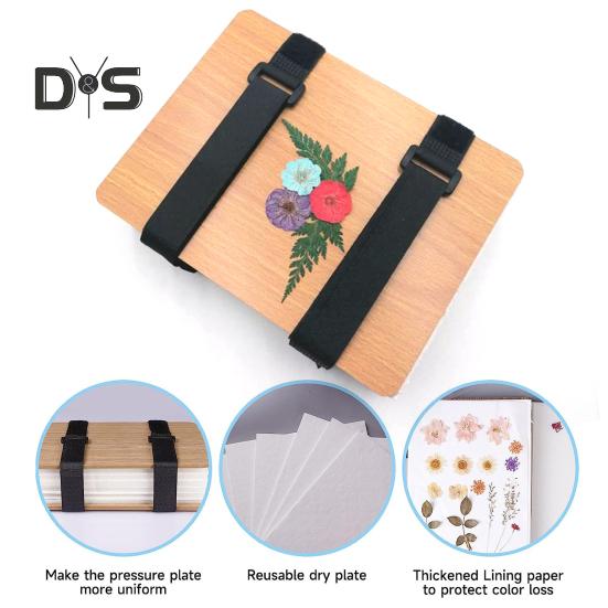Sada 1 sady na lisování květin DIY Nástroj na výrobu sušených květin Rostliny na lisování květin Umělecký lis na květiny Dřevěná deska Děti Dospělí Začátečníci Milovníci řemesel Dárek