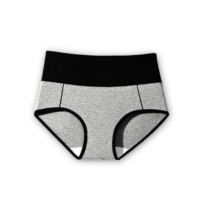 English Standard Women'S Underwear High Waist Belly Pure Cotton Briefs Mulberry Silk Antibacterial Large Size Underwear Women
