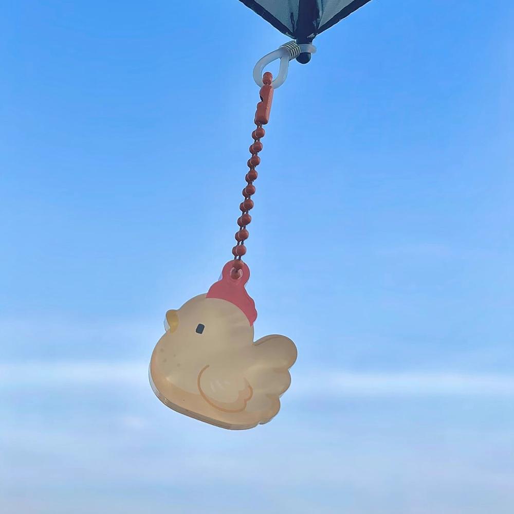 Indie Farm Game Acrylic Chick Keychain Cute Bag Charm Gamer Collector Fan Gift Birthday Christmas Decoration Props