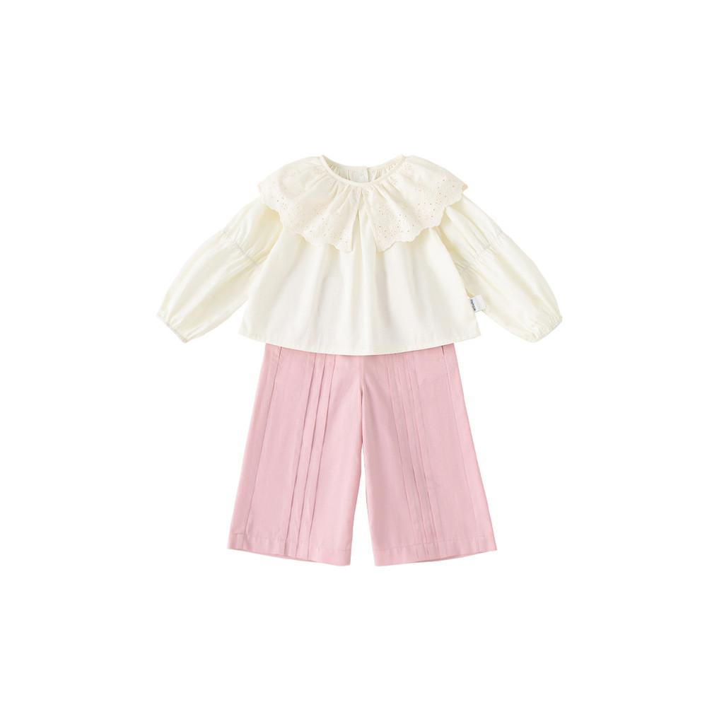 

Girl Spring Casual Cotton Long Sleeve Twopiece Set For Ages 3 To 8 Years 90cm