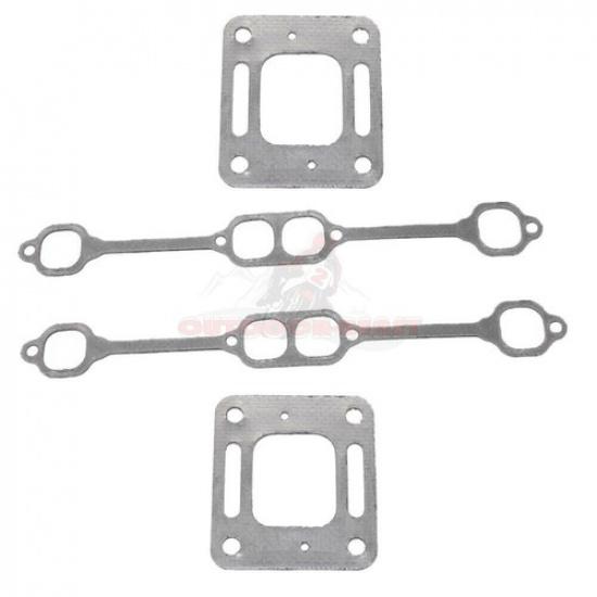 Dichtung Krümmer Mercruiser 5.0 MPI 5.7 350 Mag Steigblock V8 Winkelstück Satz
