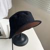Double-sided fisherman's hat children spring and summer new washbasin hat sun hat student couple sun hat
