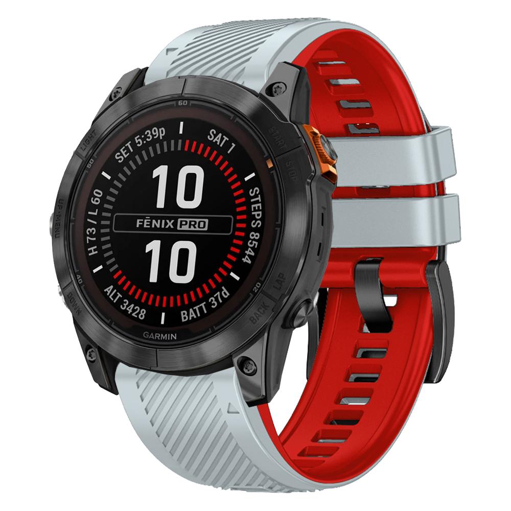 QuickFit 22mm 26mm Silicone Watch Band For Garmin Fenix E 8 5 5X 6X 7 7X/Epix Pro Gen 2 TACTIX/Mk2 Mk2i G1/MARQ/Enduro 3 2 Strap