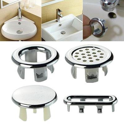 Accessories Bathroom Ceramic Basin Sink Round Ring Sink Basin Cap Hollow Overflow Cover Spare Cover