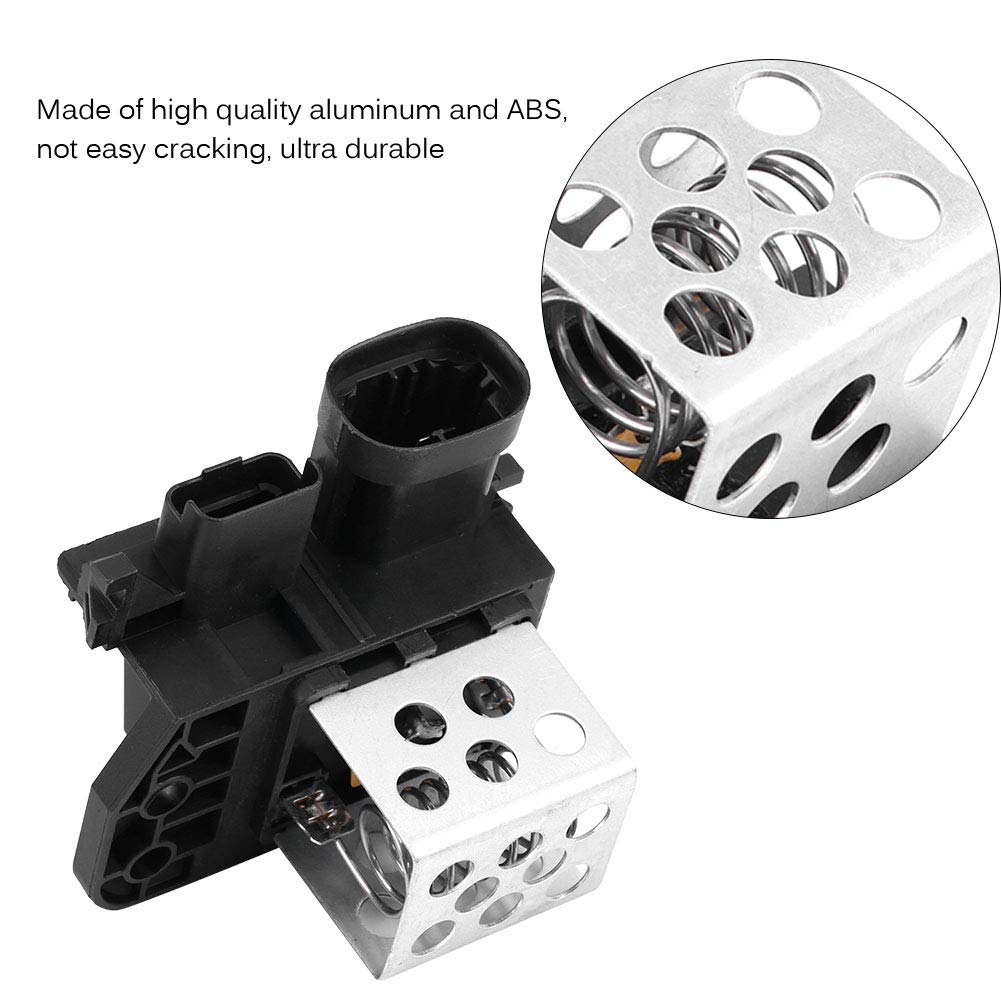 Qiilu Heater Fan Register 9673999880 Fan Motor Register for Citroen Berlingo C1 C4 Xsara Peugeot 107 206 307 Partner