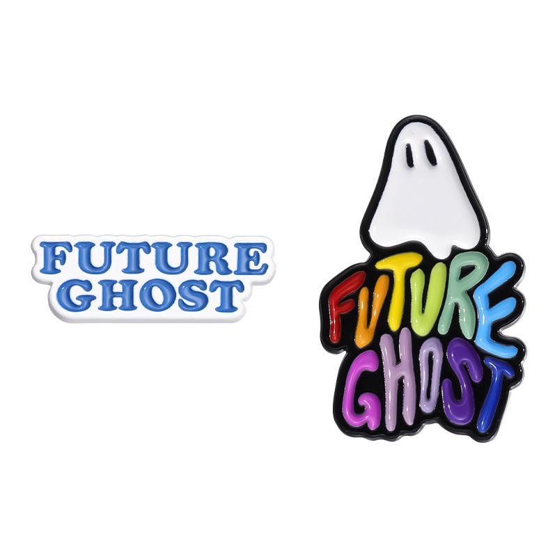 Ghost Fashionable Colorful Brooch Pin Ideal For Sweater And Jacket Decoration For All Genders