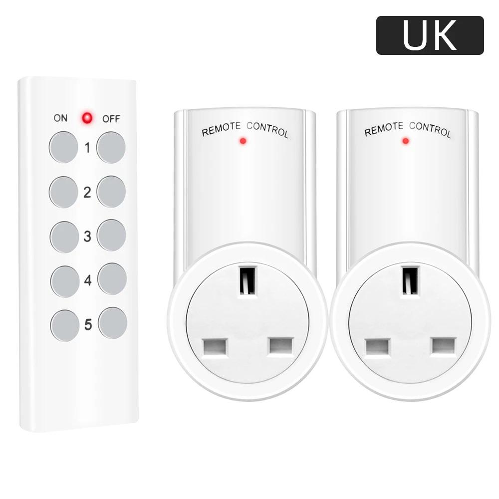 Smart Socket RF 433mhz Wireless Remote Control Outlet Adaptor Wall Electrical Switch Home Lamp For Smart Home EU UK US FR Plug