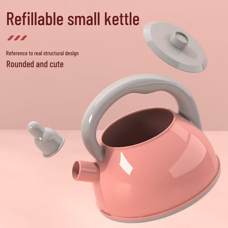 Children's Pretend Play Kitchen Toy Set: Electric Cooker & Tableware